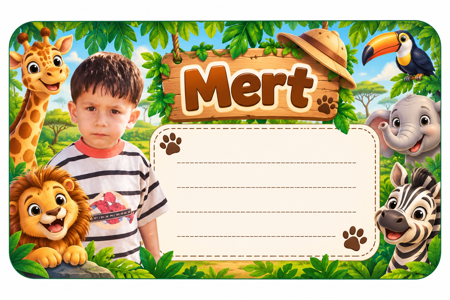 72 KİŞİYE ÖZEL OKUL ETİKETİ + DEFTER + STICKER